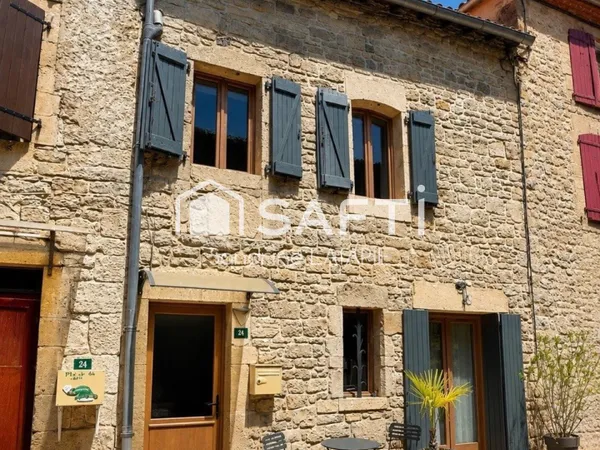 Maison de village T3 avec terrasse sur le toit