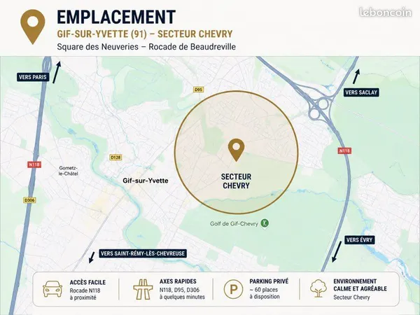 Local professionnel avec cuisine équipée - gif-sur-yvette (91) location mensuelle - priorité aux pro