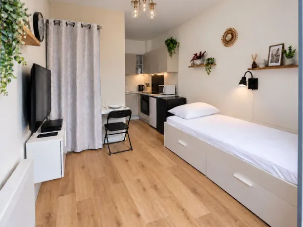 À louer - L'Échappée - Studio meublé cosy de 15 m² - Thionville / Élange - 650 CC