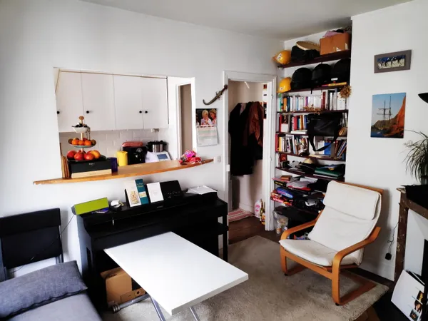 Loue appartement 26m² meublé T2 Paris 15ème