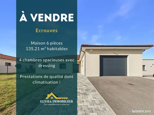 Maison 6 pièces 135 m²