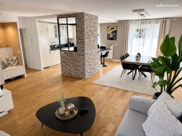🏡 Maison familiale de 130 m² - 3 chambres + possibilité 4e - Garage double - Terrain de 480 m²