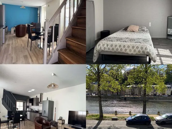 Maison individuelle meublée de 50 m² avec terrasse et cave - Centre-ville de Laval