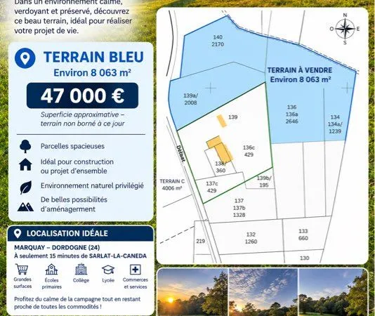 🌿 rare opportunité aux portes de sarlat - un cadre de vie exceptionnel