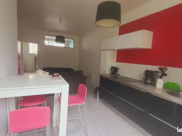 Appartement T2 meublé proche centre ville avec JARDIN