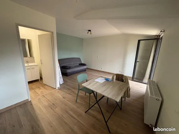 À louer - Studio meublé 24m2 - Idéal étudiant - Zone universitaire