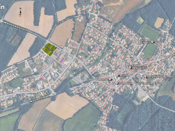 Terrain 401 m² Froidfond