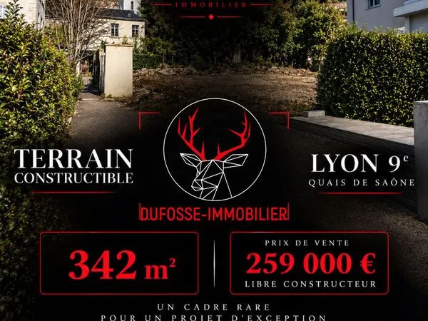 Terrain 342 m² LYON
