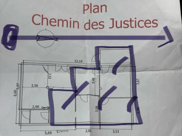 Commerce Location Quimper 60m² 650€
