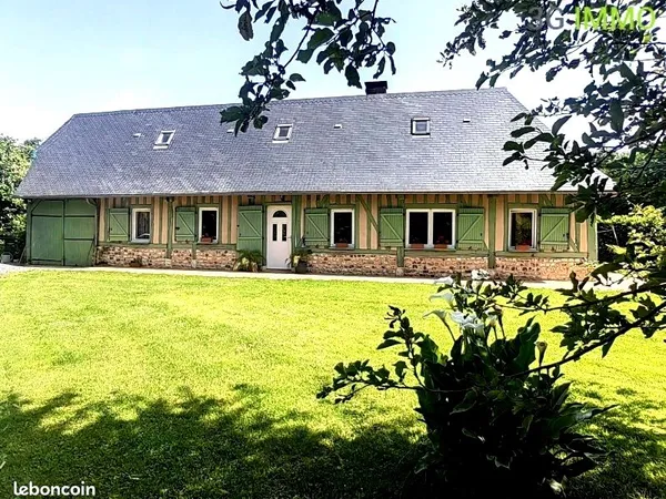Vente | Longère | 5p | 4ch | 120 m² | Pont-l'Évêque | Expo Est/Ouest/Sud | Terrasse · Jardin