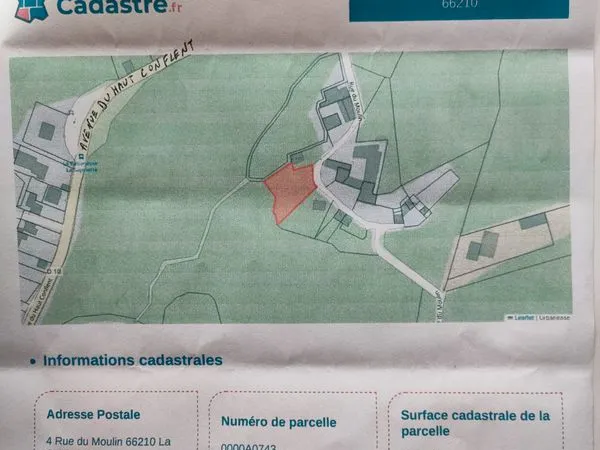Vente terrain La Cabanasse