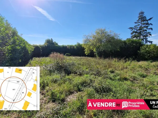 Terrain 801 m2 Saint André de l'Eure