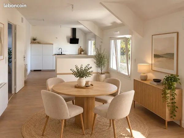Appartement T3 entièrement rénové et très lumineux - Coeur de bourg