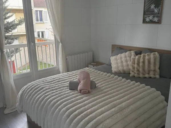 Appartement T2  meublé/ parking/balcons