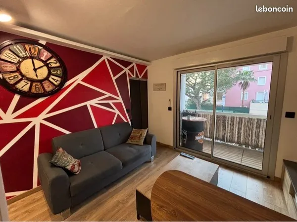 Apparemment meublée 27 m2