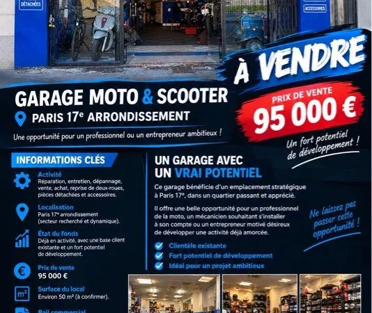 Garage moto paris
