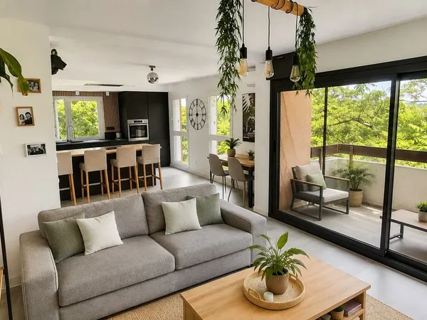 T3 66 m² - LUMINEUX - MODERNE - DERNIER ÉTAGE - RÉNOVÉ - BALCONS - DPE B - CLIM RÉVERSIBLE