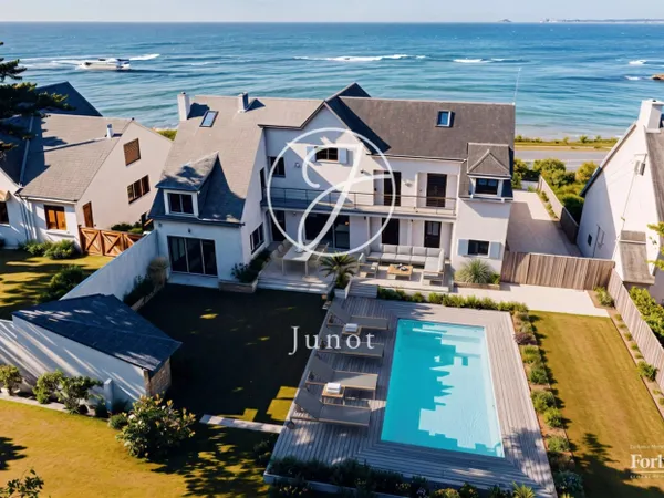Villa d'exception face mer avec piscine - 7 Chambres - Parc pays