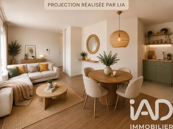 Appartement 2 pièces 43 m²