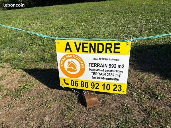 Terrain à vendre