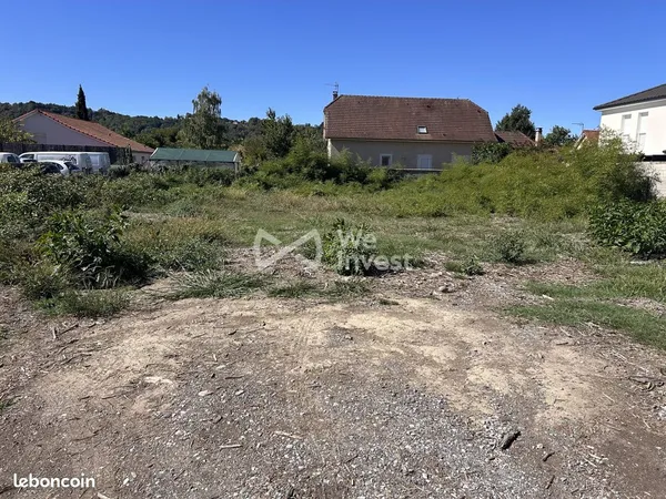 Terrain 850 m² Lons