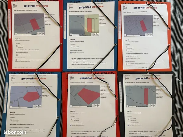 Vend/échange 4,7 hectares (6 terrains) 1/M2