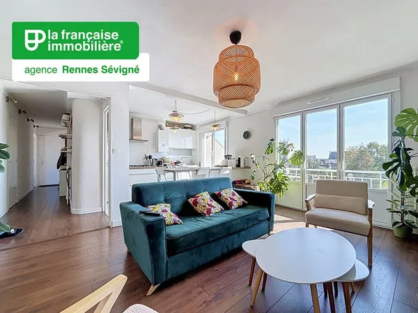 Rennes ? La lumière et le dernier étage, avec garage !