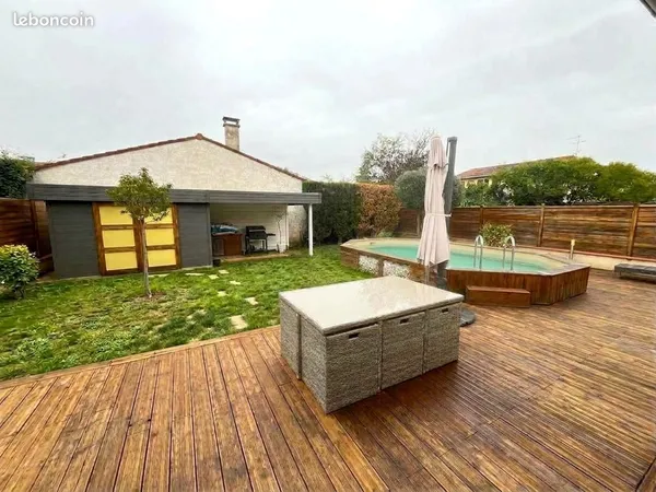 Maison T4 rénovée, jardin & piscine - Lafourguette