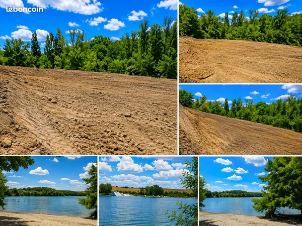 PARTICULIERS VENDENT🌿 TERRAIN VIABILISÉ - 500 m² CONSTRUCTIBLES / POSSIBILITÉ COLLECTIF OU PLUSIEURS