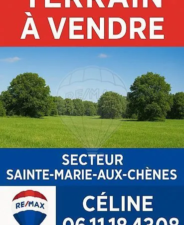 Terrain 763 m² Sainte Marie Aux Chenes