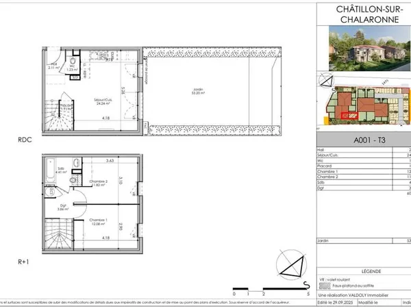 Programme neuf à vendre Châtillon Sur Chalaronne - LOT A001