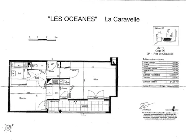 Appartement 2 pièces 46 m²