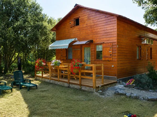 Chalet Meublé de SEPT à JUIN 5MN d'ALES/Hôpital/clinique/parking/en campagne