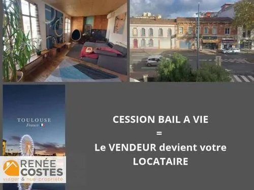 Cession-bail à vie - H69 ans - TOULOUSE (31200)