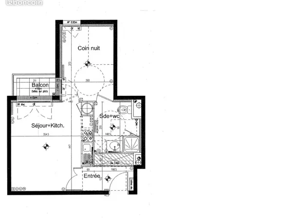 Particulier vend appartement hypercentre Le Rheu (35650) - 38m² + garage box 12m²