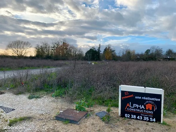 Terrain 1 200 m² Huisseau Sur Mauves