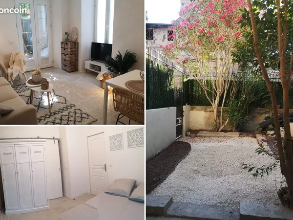Charmant rez de jardin au calme