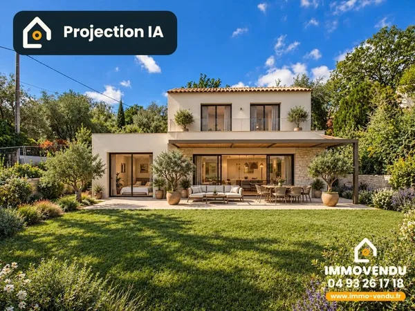 Terrain viabilisé 785m² - 117m² constructible - LA GAUDE