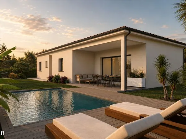 Villa à bâtir T5 110 m2 à Goyrans 31120