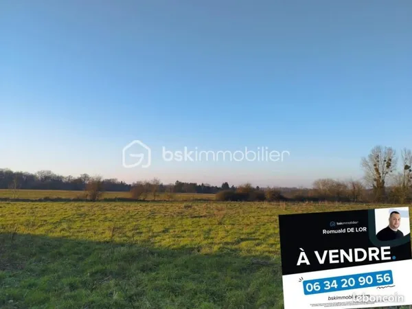 Terrain 3 499 m² Saint Georges Du Vievre