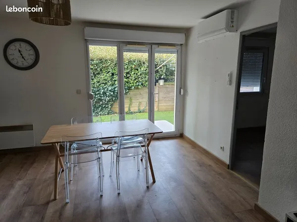 À louer - Appartement T2 bis meublé avec jardin privatif - Montfavet (Agroparc)