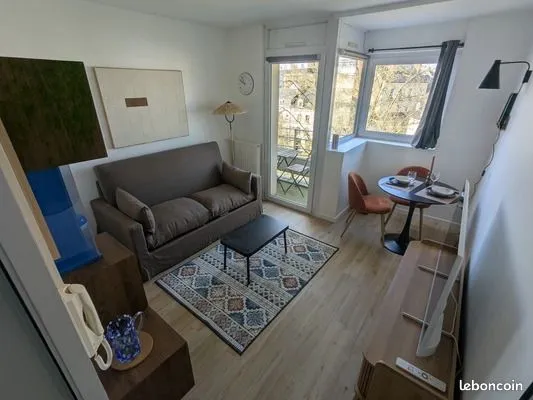Studio meublé de 18 m² à louer - Rennes centre