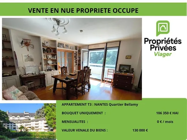 NUE PROPRIETE Appartement Nantes 3 pièce(s) 66 m2