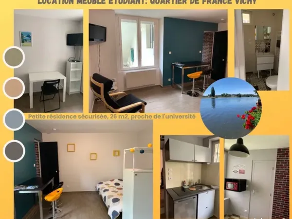 Loue T1bis - 26m²