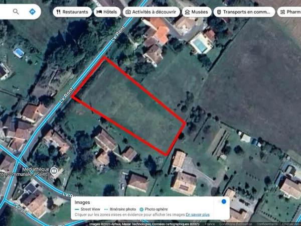 Terrain constructible 3400m2