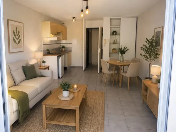 A VENDRE T2 DUPLEX de 43.10m² à JURANCON 64110
