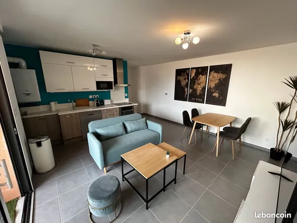 T3 Aix Duranne, parking, terrasse, proche carrefour market