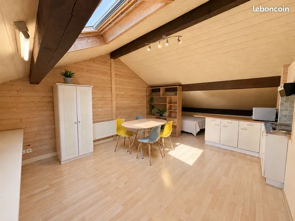 Studio lumineux 23 m² - Meublé - Idéal étudiant - 500 CC - Proche lycée Victor Bérard BTS