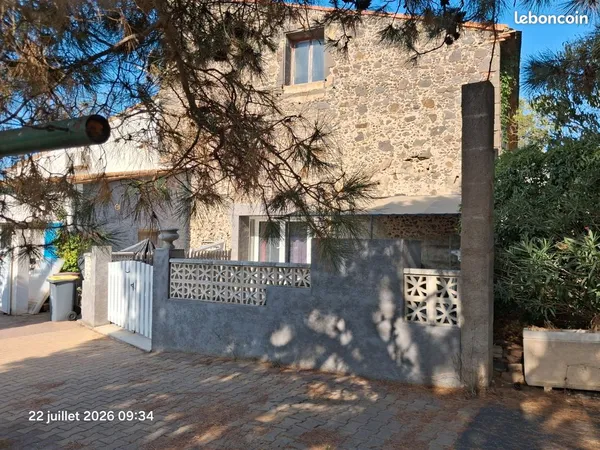 Grand studio rez de jardin 42 m2 Agde