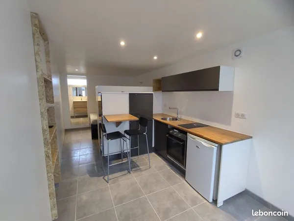 F1 meublé 26m2 quartier Vilpot